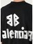 Siyah Gri Logo Baskılı T-Shirt 6