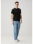 Regular Fit Precise Siyah T-Shirt 2