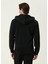 Siyah Kapüşonlu Logolu Sweatshirt 4