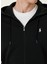 Siyah Kapüşonlu Logolu Sweatshirt 5