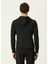 Siyah Kapüşonlu Logolu Sweatshirt 4