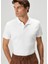 Beyaz Polo Yaka T-Shirt 1