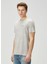 Gri Slogan Baskılı T-Shirt 3
