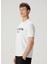 Beyaz Logo Baskılı T-Shirt 3