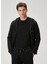 Siyah Kapüşonlu Sweatshirt 1