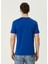 Koyu Mavi Logo Detaylı T-Shirt 4