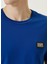 Koyu Mavi Logo Detaylı T-Shirt 5