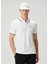 Beyaz Polo Yaka T-Shirt 1