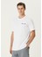 Beyaz Organik Pamuk T-Shirt 3