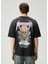 Siyah Baskılı T-Shirt 4
