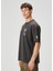 Antrasit Baskılı T-Shirt 3