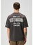 Antrasit Baskılı T-Shirt 4