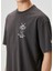Antrasit Baskılı T-Shirt 5