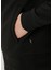 Siyah Kapüşonlu Sweatshirt 6