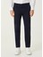 Slim Fit Lacivert Chino Pantolon 2
