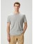Geniş Kesim Gri Basic T-Shirt 1