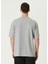 Gri Logo Baskılı T-Shirt 4