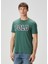 Yeşil Logo Nakışlı T-Shirt 3