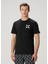 Siyah Logo Baskılı Basic T-Shirt 1