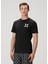 Siyah Logo Baskılı Basic T-Shirt 3