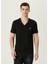 Siyah Logo Detaylı T-Shirt 1