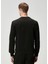 Siyah Logo Detaylı Sweatshirt 4