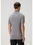 Gri Polo Yaka T-Shirt 4