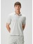 Açık Gri Polo Yaka T-Shirt 1