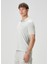 Açık Gri Polo Yaka T-Shirt 3