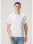 Regular Fit Precise Beyaz T-Shirt 3