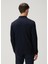 Lacivert Polo Yaka Sweatshirt 4