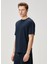 Lacivert Logo Baskılı T-Shirt 3