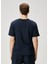Lacivert Logo Baskılı T-Shirt 4