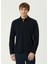 Lacivert Polo Yaka Sweatshirt 1