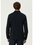 Lacivert Polo Yaka Sweatshirt 4
