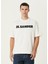 Beyaz Logo Baskılı T-Shirt 1