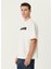 Beyaz Logo Baskılı T-Shirt 3