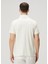 Beyaz Polo Yaka Etnik Desenli T-Shirt 4