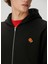 Siyah Kapüşonlu Logolu Sweatshirt 5