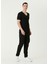 Siyah V Yaka T-Shirt 2