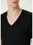 Siyah V Yaka T-Shirt 5