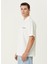 Relaxed Fit Underground Beyaz Polo Yaka T-Shirt 3