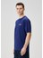 Relaxed Lacivert Logo Baskılı T-Shirt 3