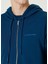 Mavi Kapüşonlu Sweatshirt 5