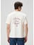 Krem Logo Baskılı T-Shirt 4
