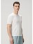 Beyaz Logo Nakışlı T-Shirt 3