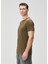 Haki Organik Pamuk T-Shirt 3