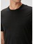 Siyah Keten T-Shirt 6