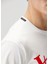 Beyaz Figür Baskılı T-Shirt 7