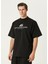 Siyah Gri Logo Baskılı T-Shirt 3